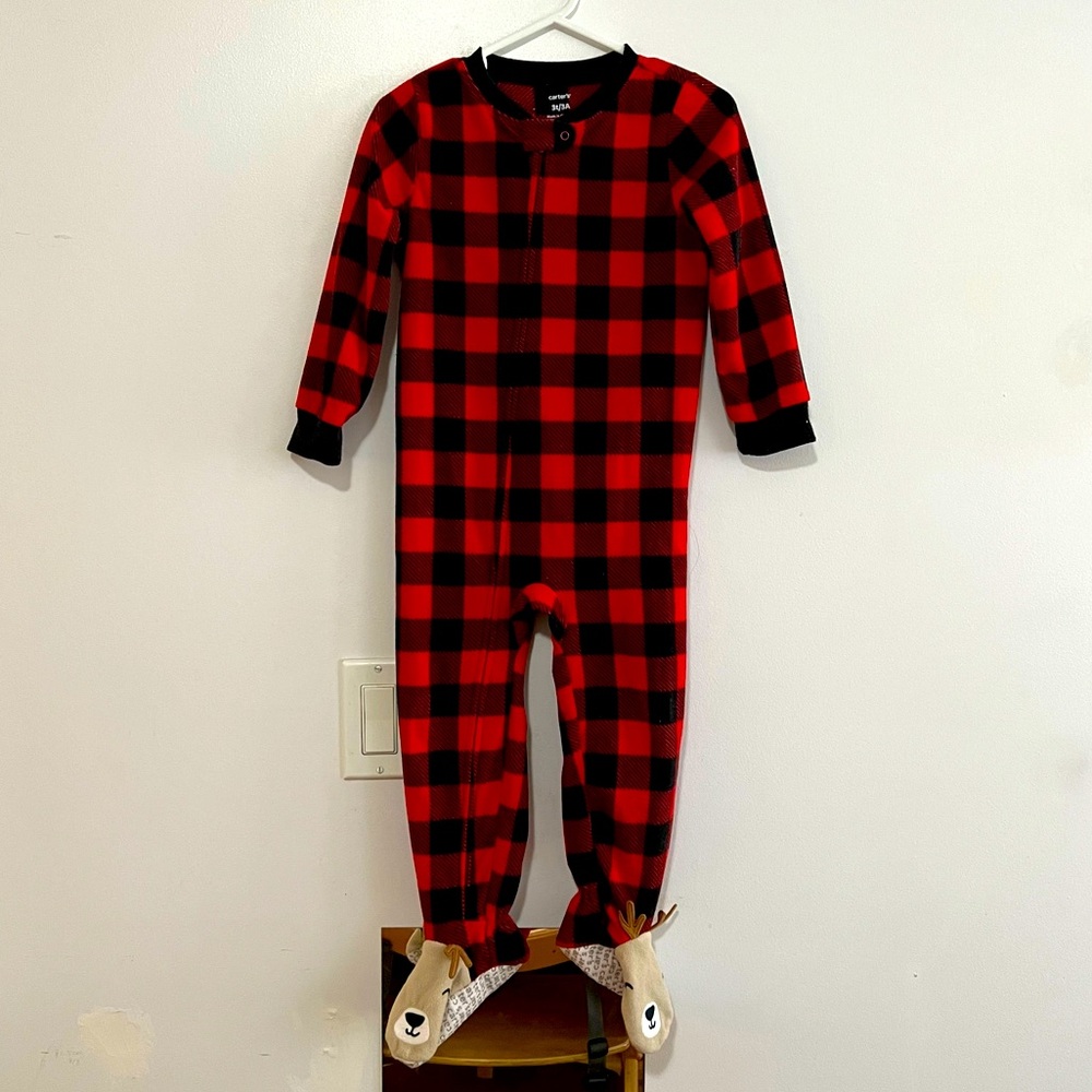 Buffalo fleece bodysuit pyjamas